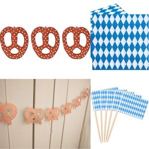 🥨 Oktoberfest Pretzel Bavarian Party Decorations 🥨